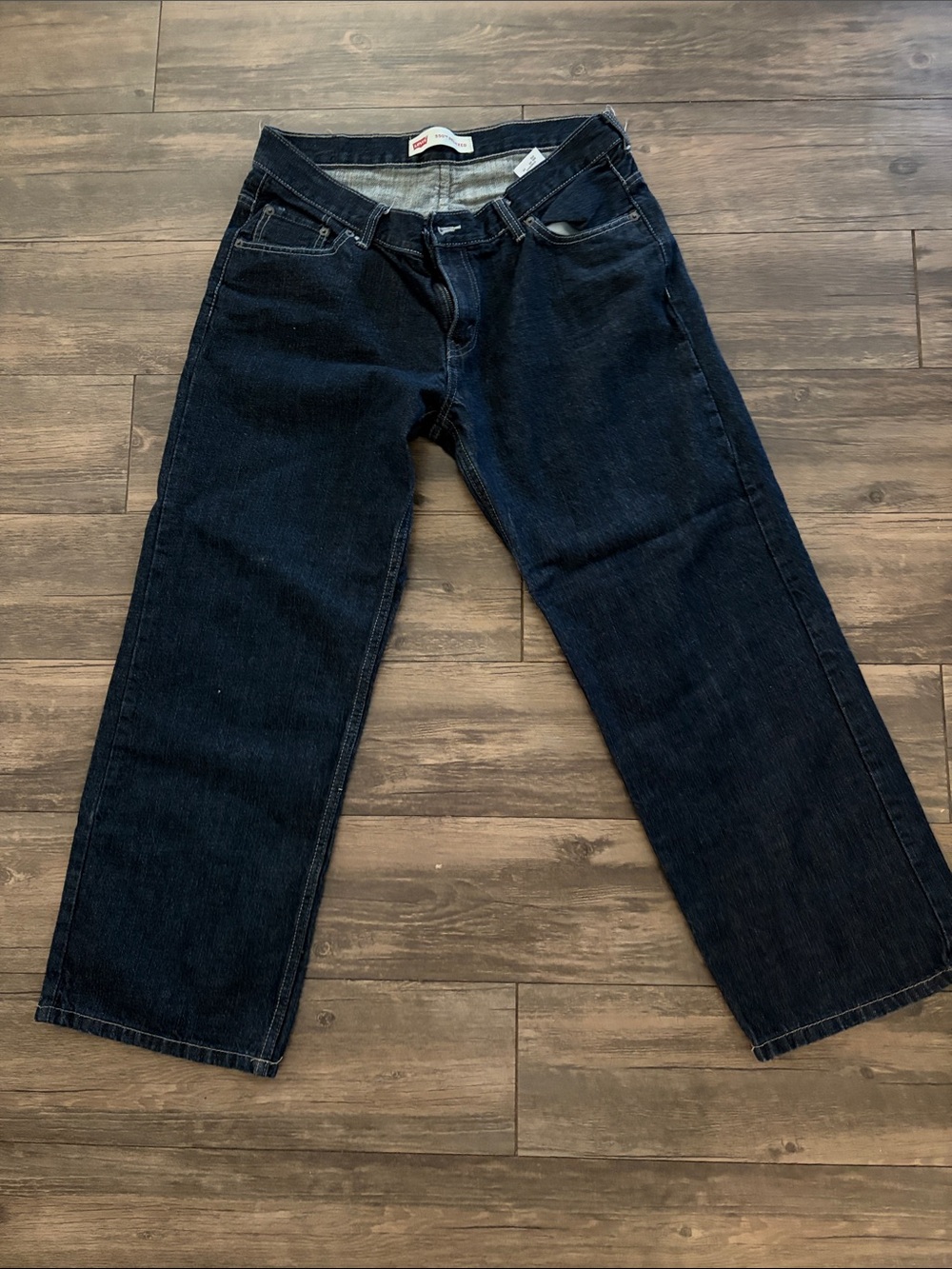 Levi's Dark Blue Straight-Leg Jeans